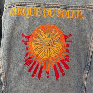 CIRQUE DU SOLEIL 90s Vintage Denim Jacket, Made in Canada